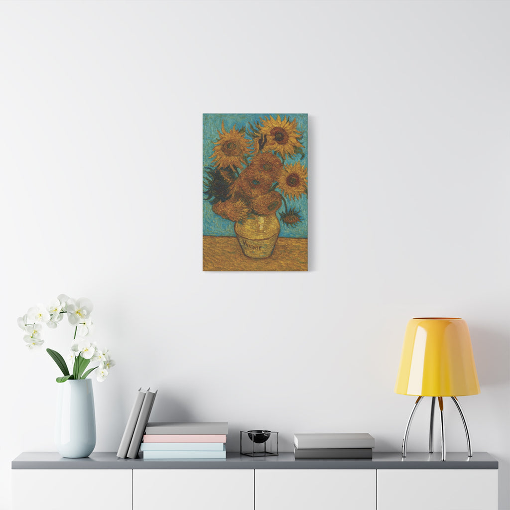 Vase with Twelve Sunflowers