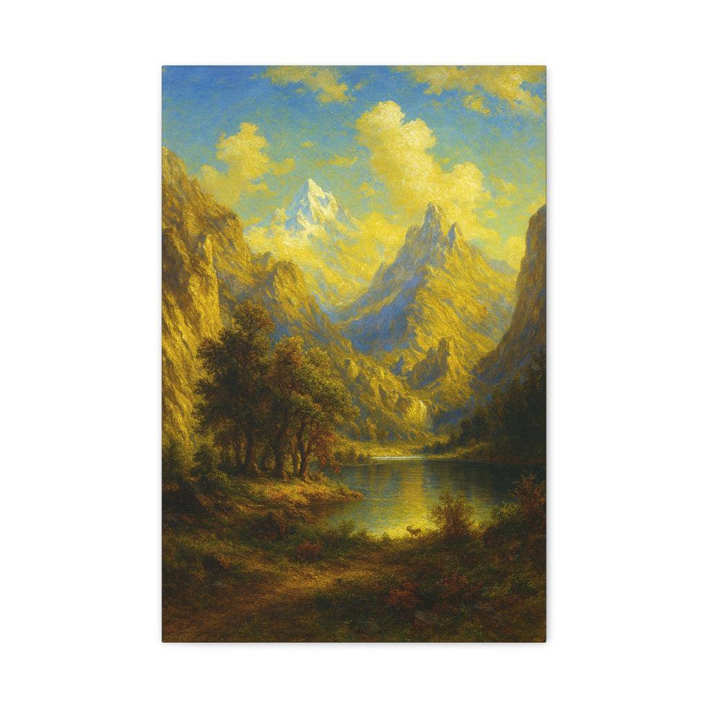 The Mountain Landscape - Albert Bierstadt