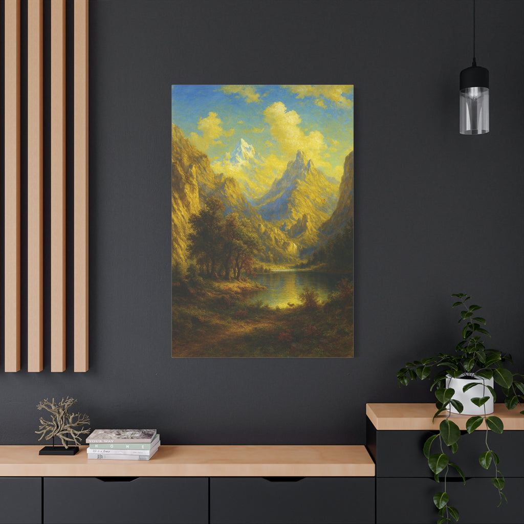 The Mountain Landscape - Albert Bierstadt