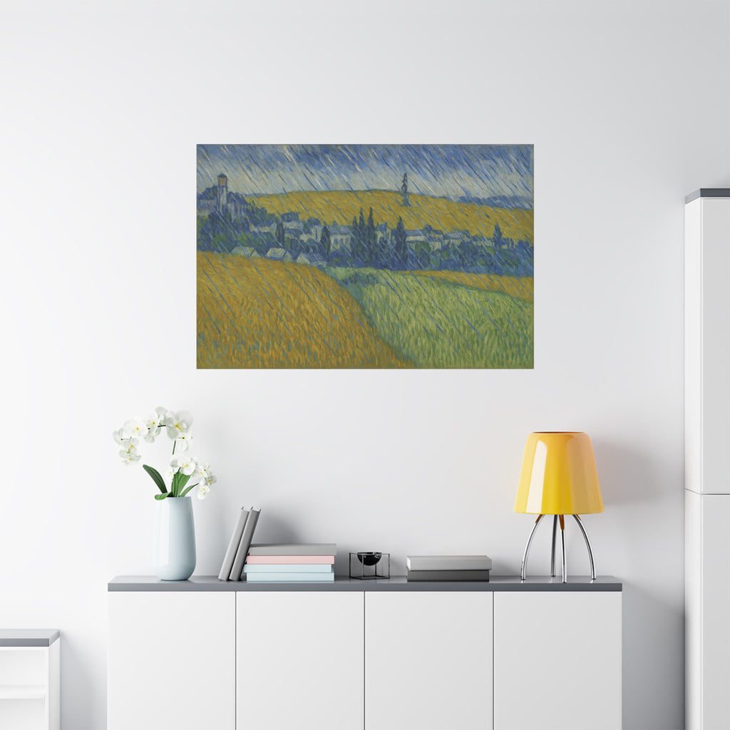 The Rain Auvers - Van Gogh