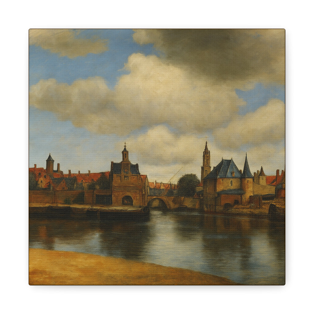 View of Delft - Johannes Vermeer: