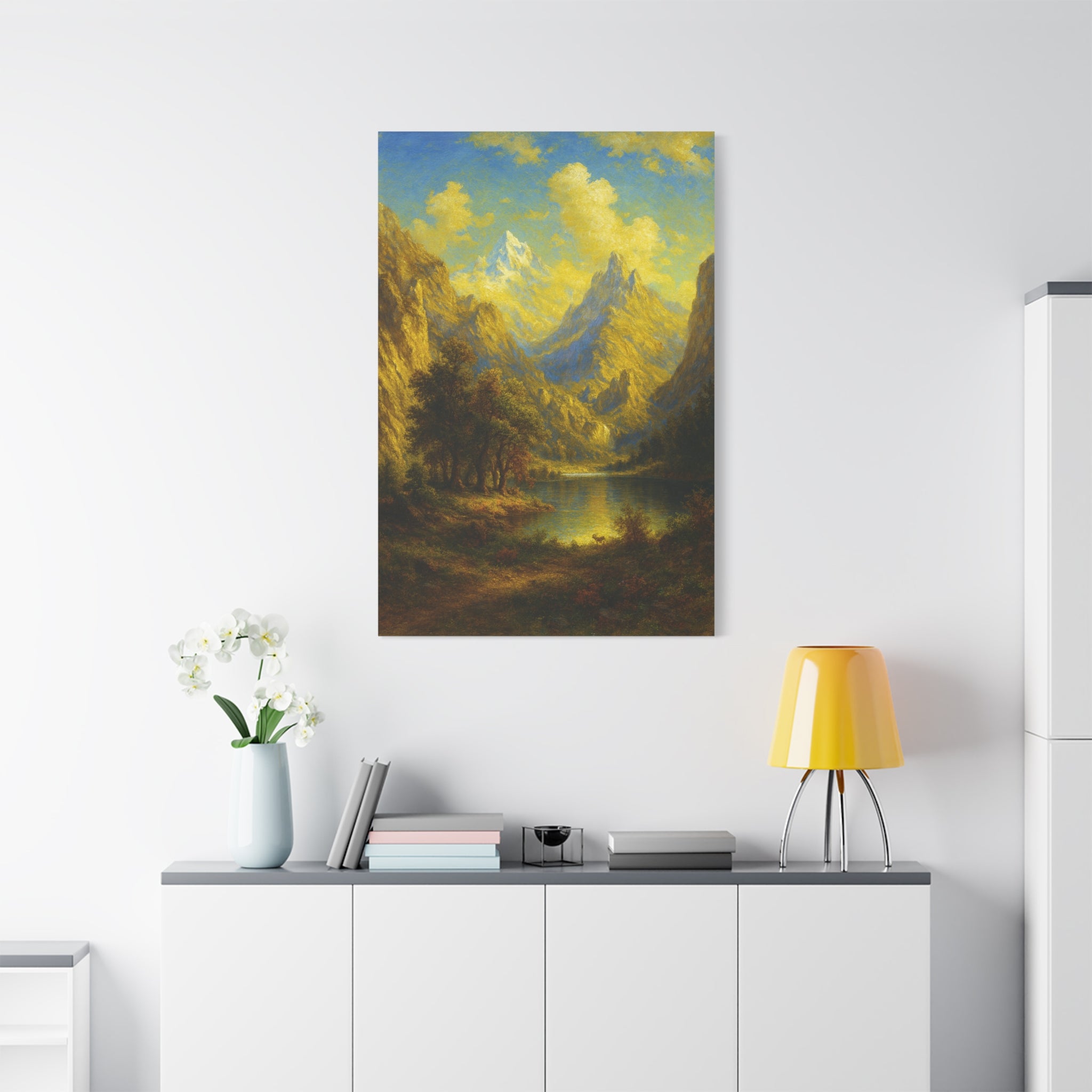 The Mountain Landscape - Albert Bierstadt