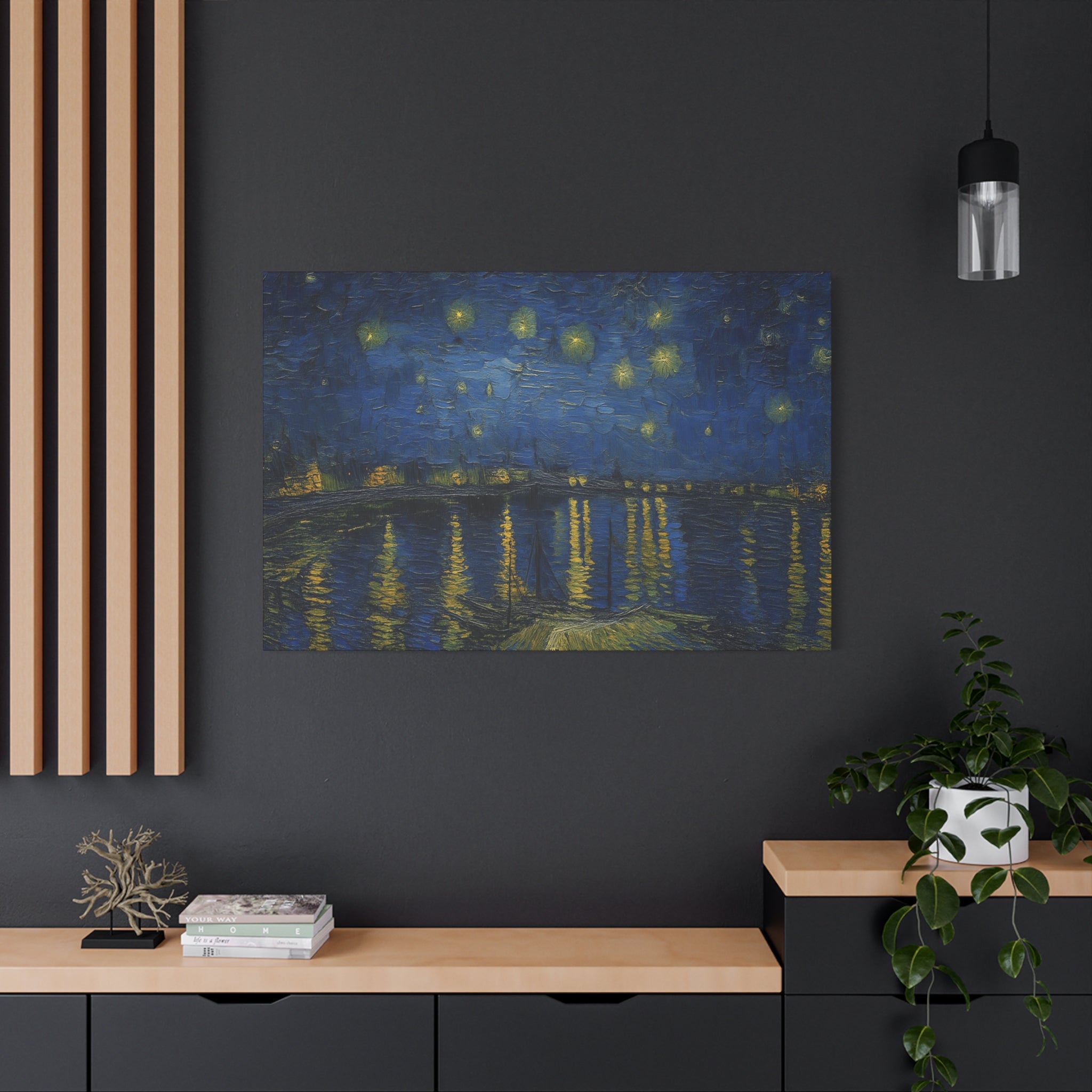 Starry Night Over the Rhône - Van Gogh
