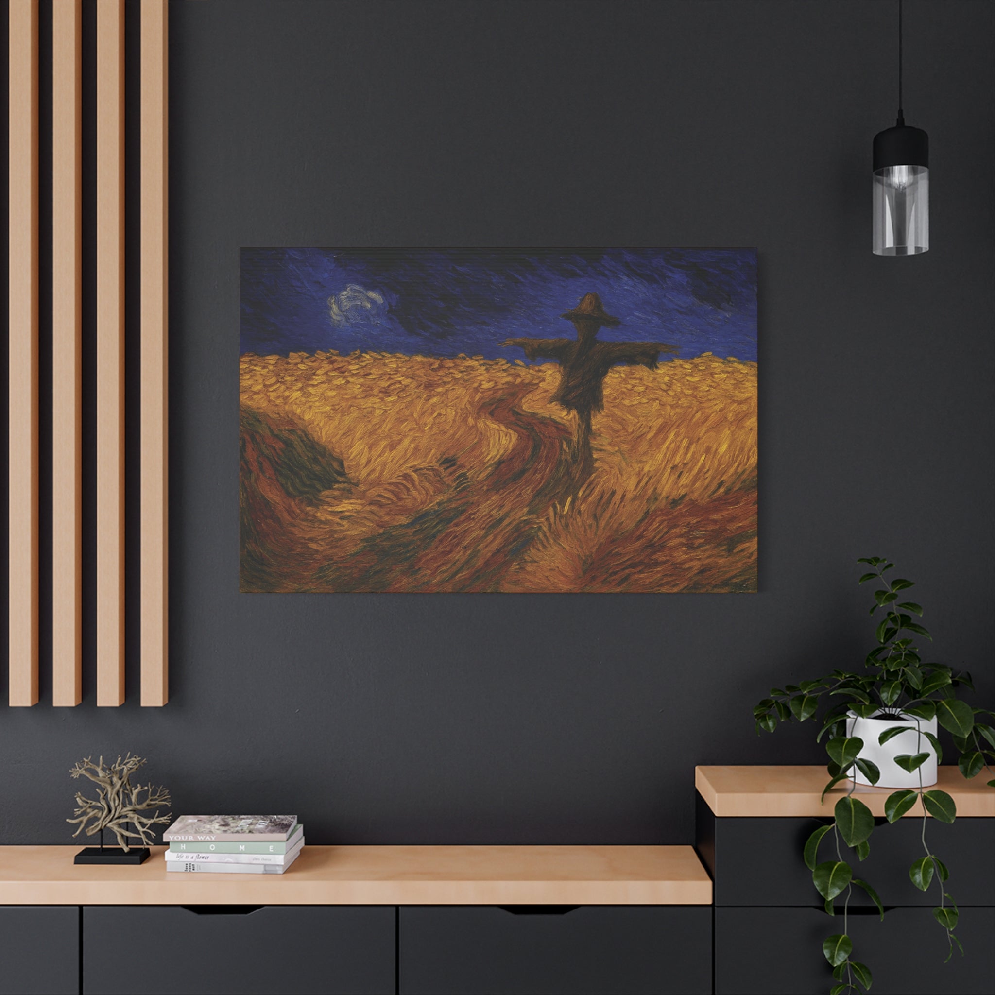Wheatfield with Scarecrow – Van Gogh