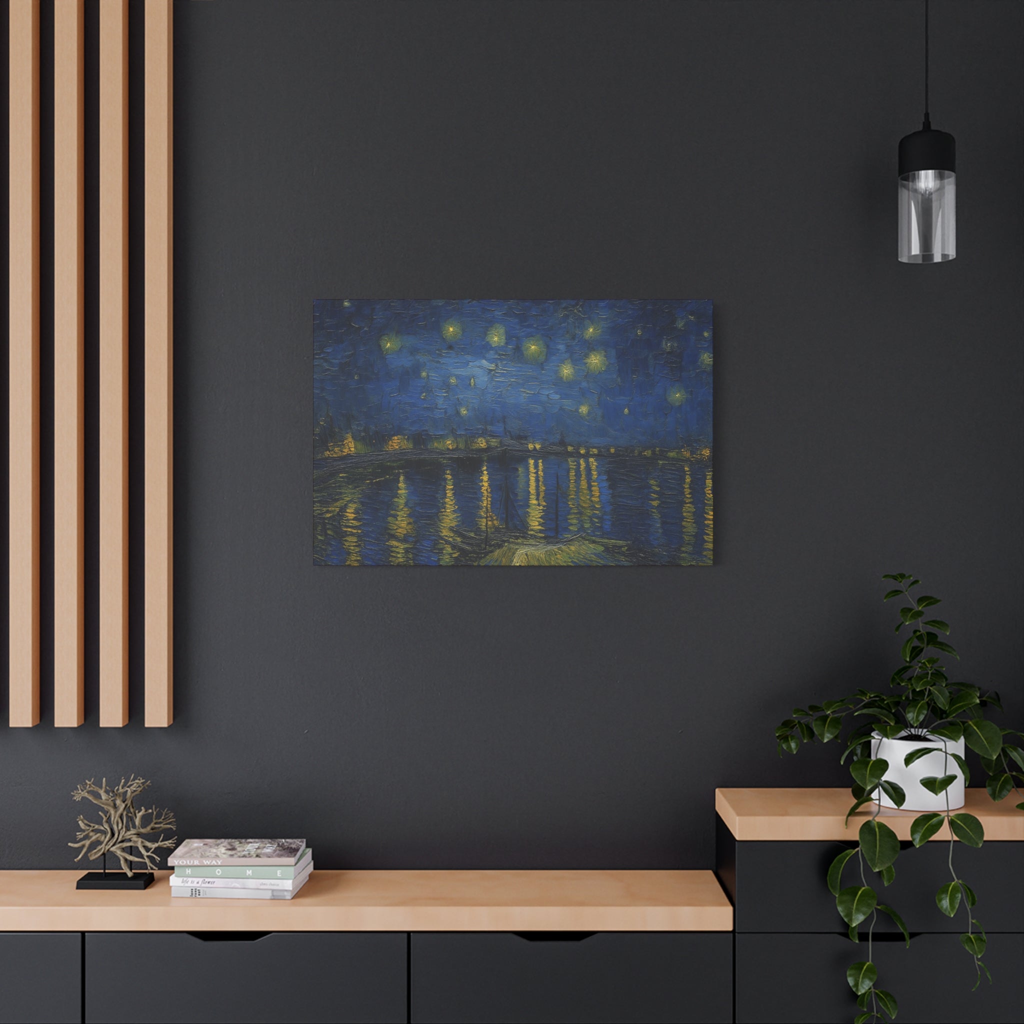 Starry Night Over the Rhône - Van Gogh