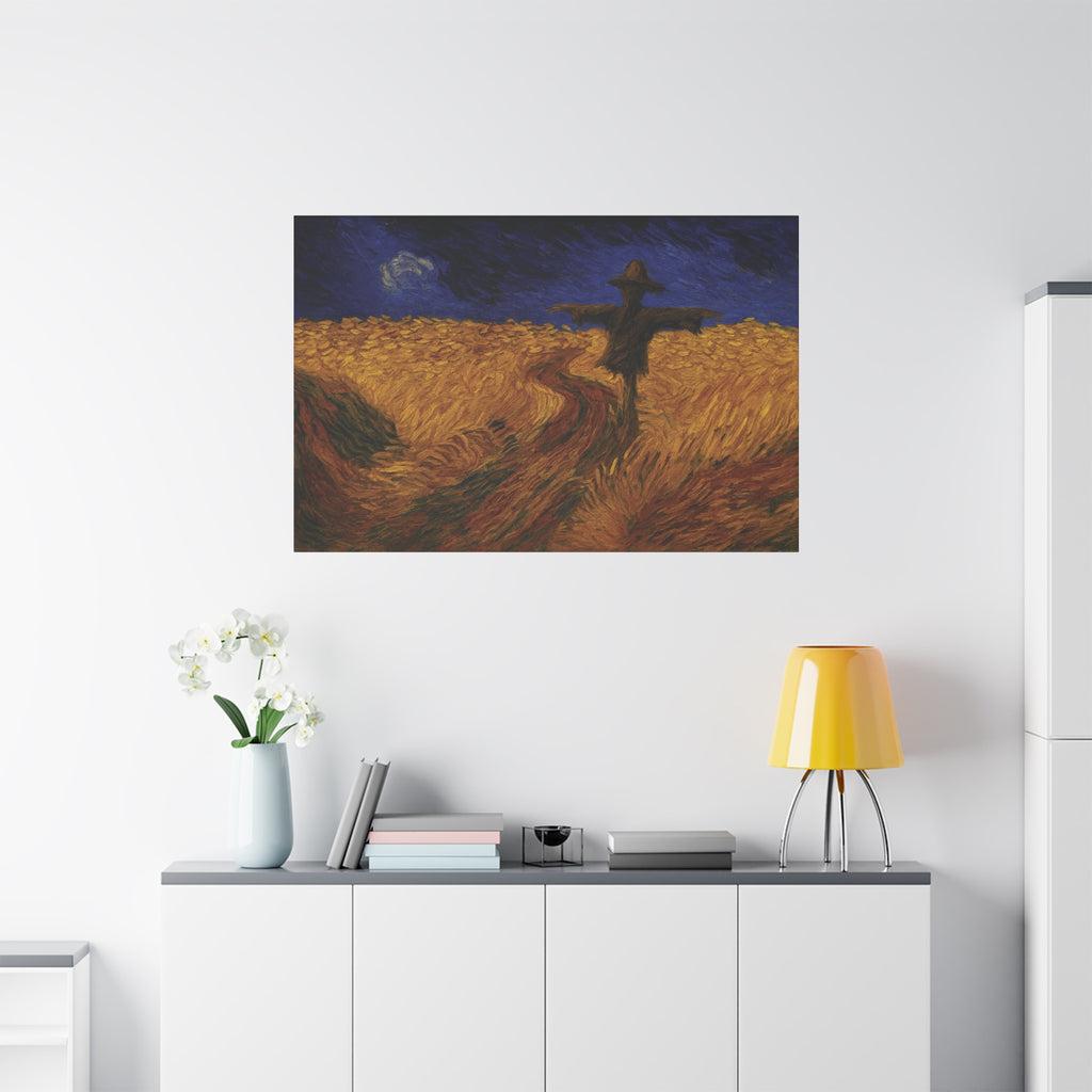 Wheatfield with Scarecrow – Van Gogh