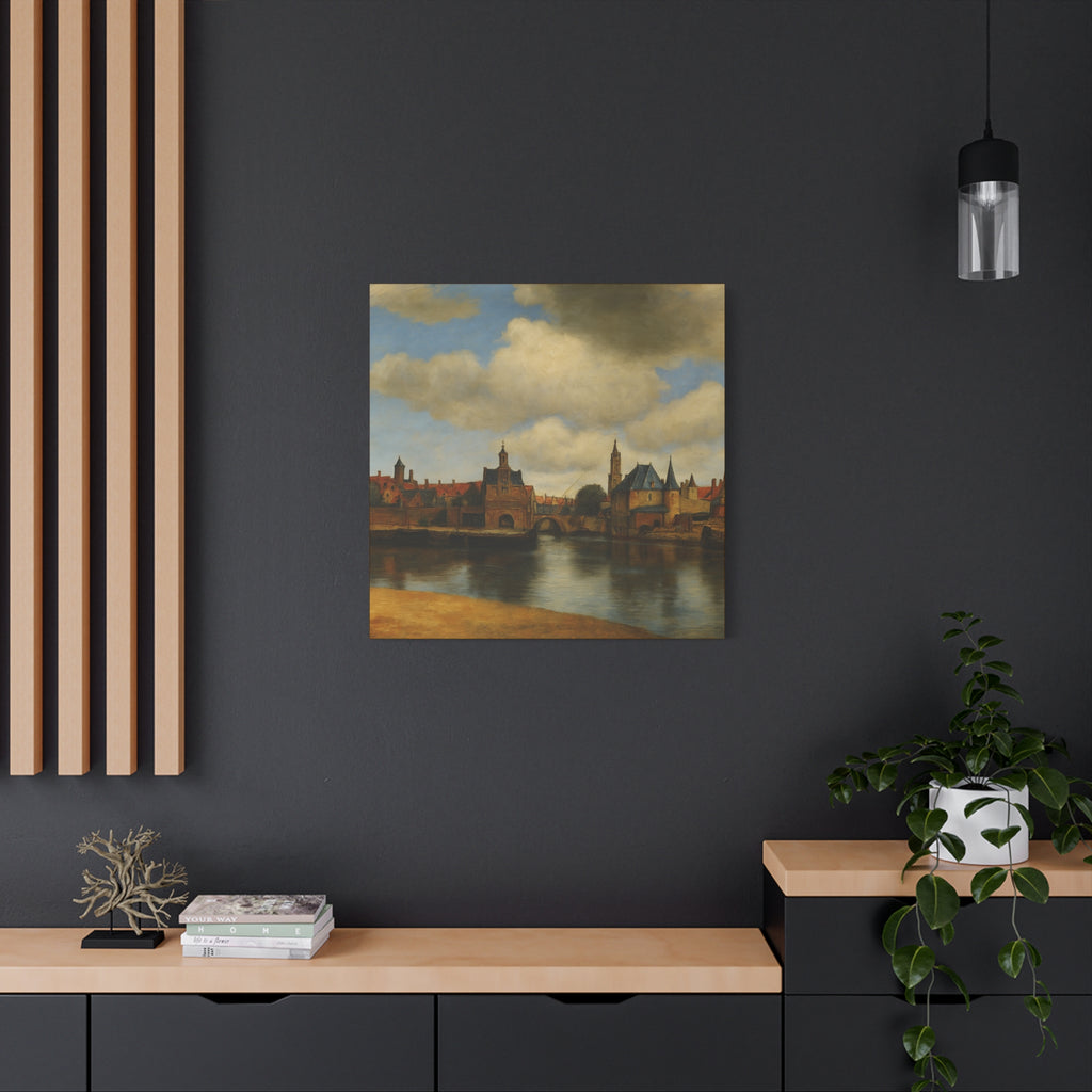 View of Delft - Johannes Vermeer: